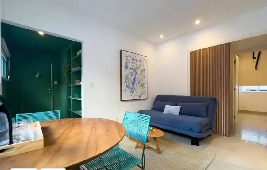 Apartamento no Leblon, 1 Quarto Suíte, 60 m², Fundos, Av Visconde de Albuquerque - Muniz Imóveis