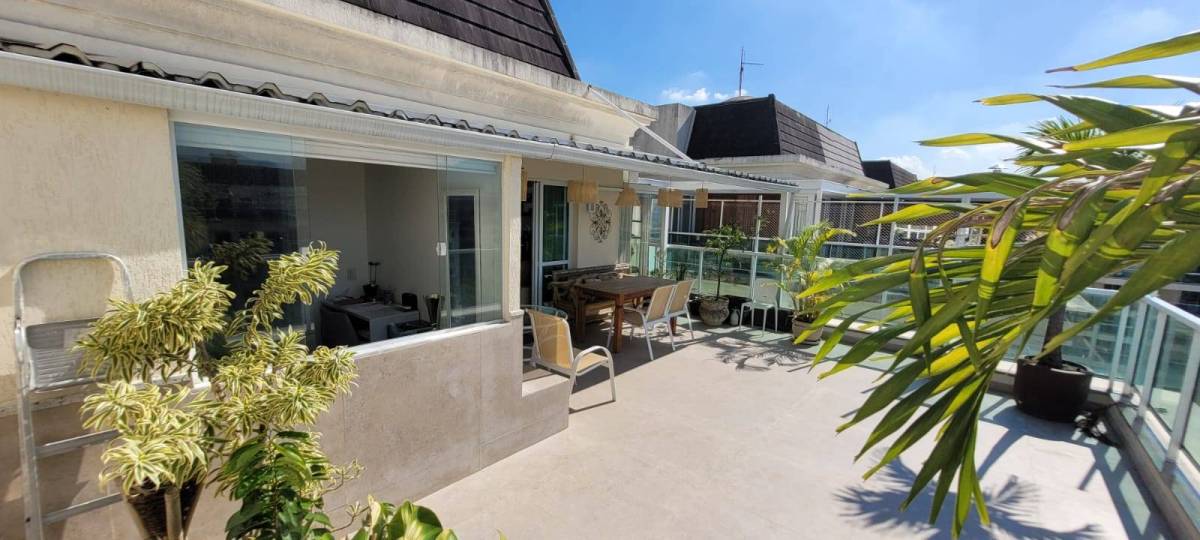 Cobertura à venda na Barra da Tijuca, 4 Quartos, 1 Suíte, 200 m², Le Parc - Muniz Imóveis